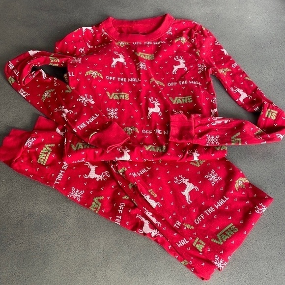 Vans unisex holidays Christmas 2pcs pajamas - Picture 1 of 7